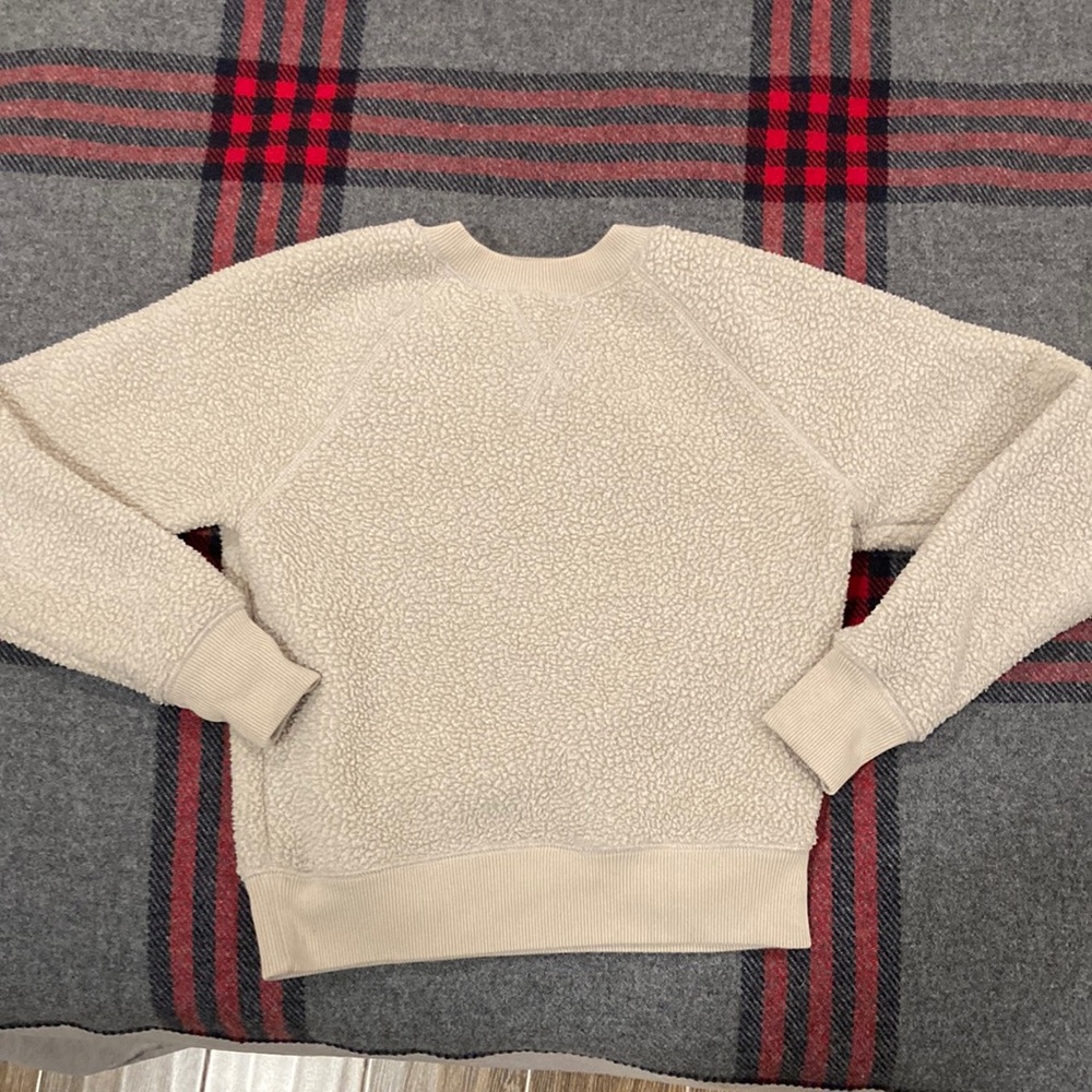 Everlane ReNew Fleece Raglan Sweatshirt XS